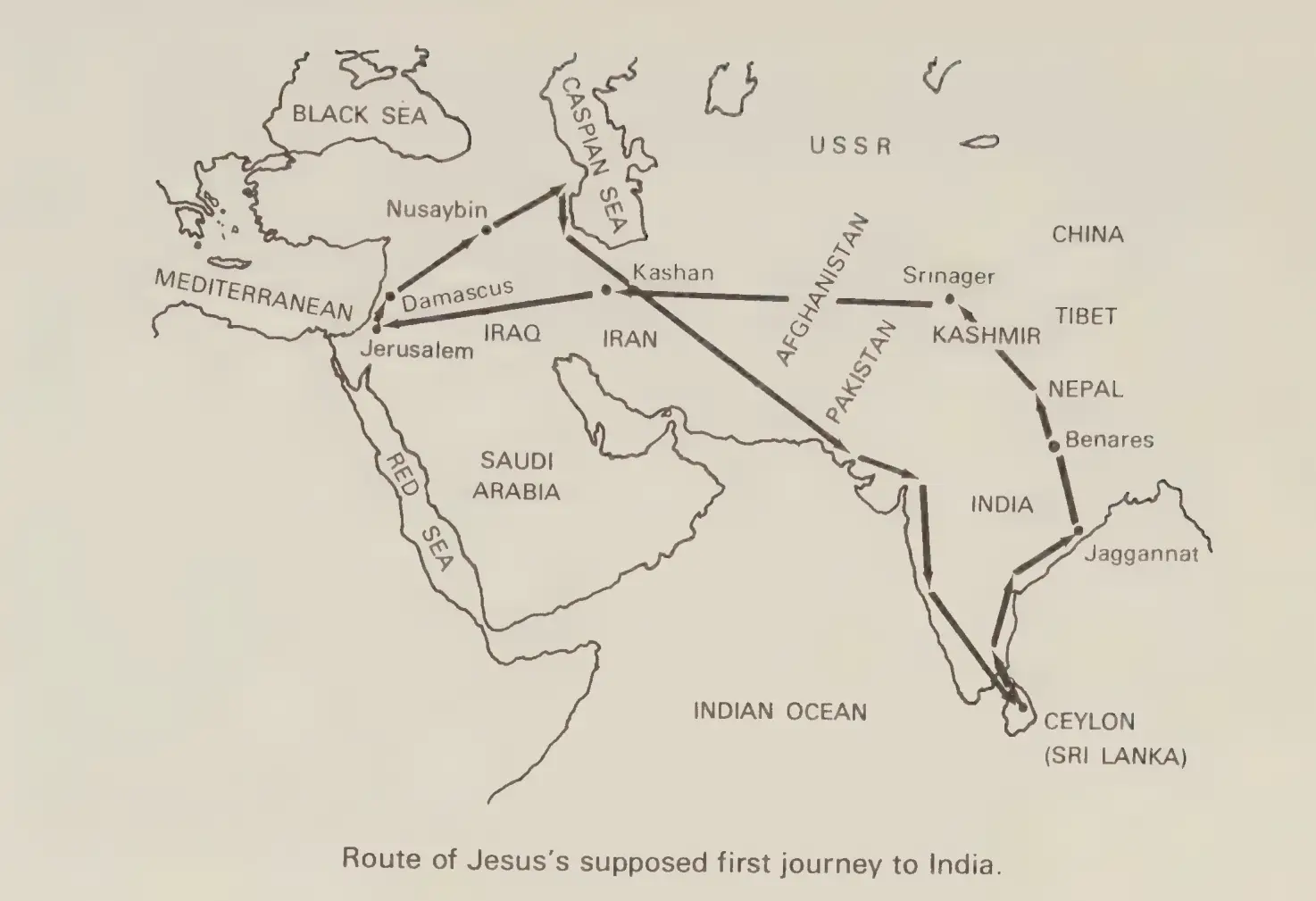 Jesus died in Kashmir - Andrea Faber Kaiser. Pg 17